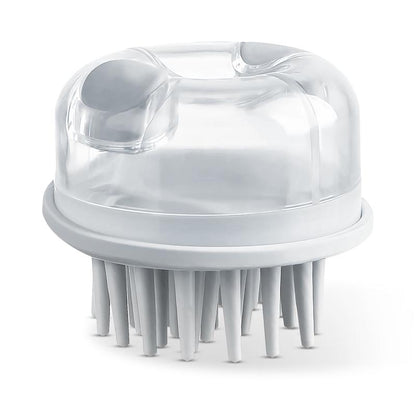 【Tiktokshopblackfriday】2-In-1 Dog Bath Brush with Shampoo Dispenser – Soft Silicone Massage Brush for Dogs & Cats, Gentle Grooming Tool for Long/Short Hair during Bath Time